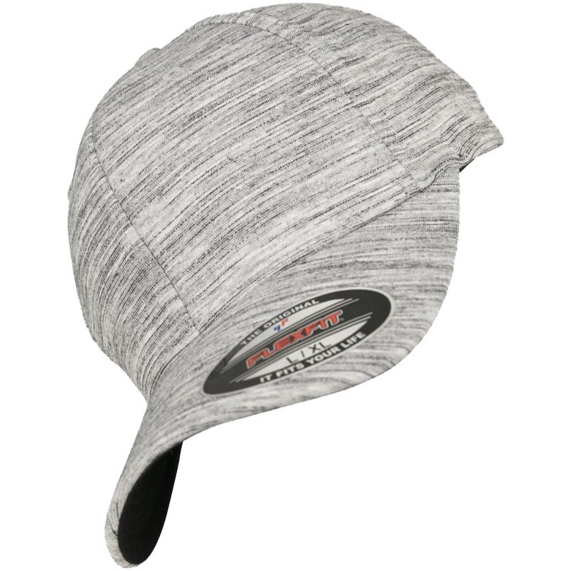 Flexfit Stripes Melange Kappe in darkgrey melange