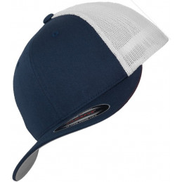 FlexFit Mesh Trucker 2-Tone Kappe in navy/white