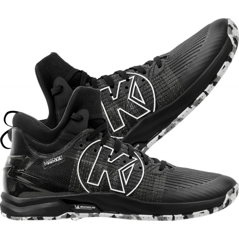 Kempa Attack Mid Handballschuh in schwarz