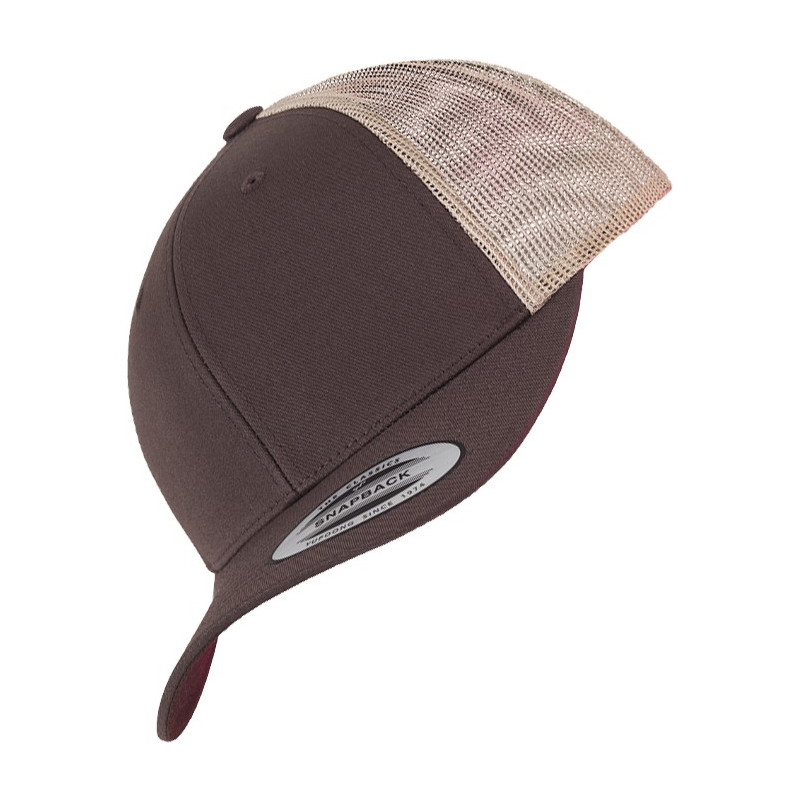 Flexfit Retro Trucker 2-Tone Kappe in mossgreen/khaki